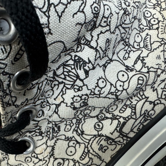Converse x The Simpsons All Star High Top Sneakers |Unisex | Men’s 6 / Women’s 8 - Picture 4 of 10